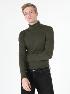 Водолазка мужская Colins CL1049854_Q1.V1 хаки L Colins