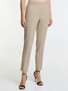 Брюки женские oodji 11703091B бежевые 42