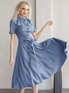 Платье женское Olivegrey Pl000742L(avrora) голубое 52 RU