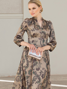 Платье женское MARICHUELL MPl00160V(vivian) бежевое 50 RU