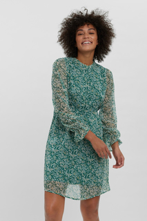 Платье женское Vero Moda 10270638 зеленое M