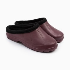 Галоши утепленные женские Smile of Milady 9257879 бордовые 36 RU