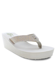 Шлепанцы женские U.S. POLO Assn. Chany CHANY004 PRINT бежевые 40 EU