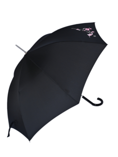 Зонт женский Airton 1621 черный с розовым