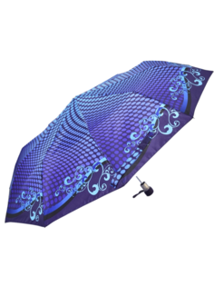 Зонт женский ZEST 53616 сине-фиолетовый