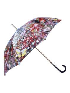 Зонт женский ZEST 21664 серо-розовый