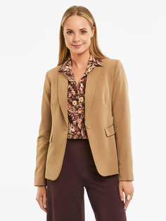 Блейзер женский oodji 21202104 бежевый 46