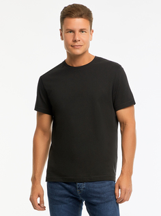 Футболка мужская oodji 5L641001I черная M