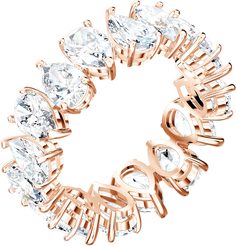 Кольцо из металла со swarovski р. 19 Swarovski 5586162