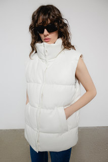Утепленный жилет женский Incity 1.1.1.23.01.13.01078 белый XL