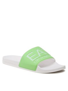 Шлепанцы мужские EA7 XCP001 XCC22 S652 зеленые 43 EU