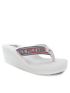 Шлепанцы женские U.S. POLO Assn. Chany CHANY003 белые 40 EU