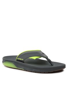 Шлепанцы мужские Quiksilver AQYL101250 серые 43 EU