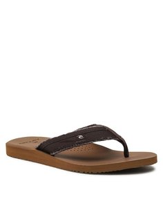 Шлепанцы мужские Rip Curl Reactor Open Toe 19VMOT коричневые 40 EU