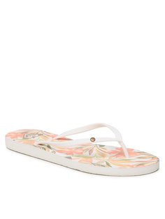 Шлепанцы женские Roxy ARJL100871 белые 37 EU