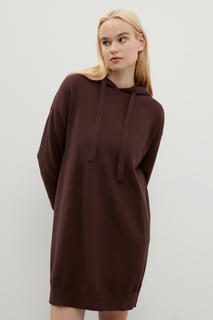 Платье женское Finn Flare FWC11116 коричневое S