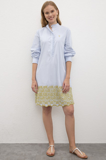 Платье женское U.S. POLO Assn. g082sz0320lena голубое 38