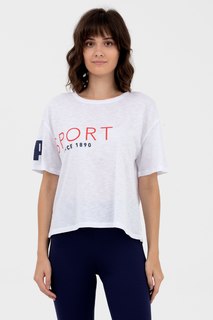Футболка женская U.S. POLO Assn. G082SZ011-000-1581012-MAKSU-S белая M