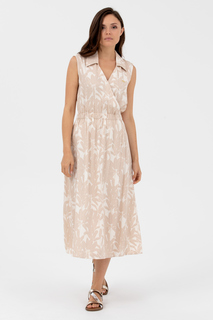 Платье женское U.S. POLO Assn. G082SZ032-000-1566594-GALIO бежевое 44