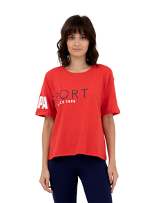 Футболка женская U.S. POLO Assn. G082SZ011-000-1581012-MAKSU-S красная M