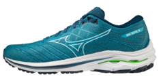 Спортивные кроссовки мужские Mizuno Wave Skyrise 2 бирюзовый/лаймовый/белый UK 9,5, 1 пара