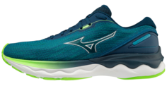 Спортивные кроссовки мужские Mizuno Wave Skyrise 2 бирюзовый/лаймовый/белый UK 8,5, 1 пара