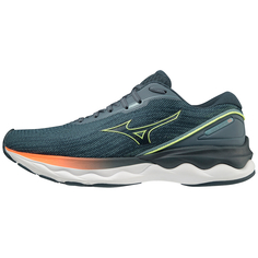 Спортивные кроссовки мужские Mizuno Wave Skyrise 2 серый/оранжевый/белый UK 9,5, 1 пара