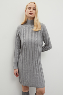 Платье женское Finn Flare FWC11107 серое S