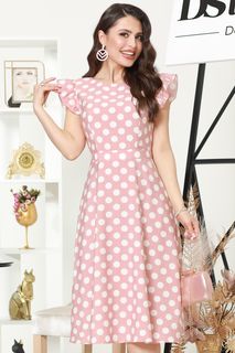 Платье женское DSTrend Летнее преображение розовое 46 RU