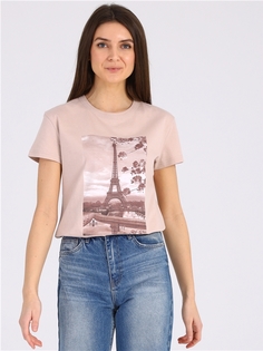 Футболка женская Апрель 1ЖДФК3350001 бежевая 92/164