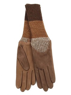 Перчатки женские Agnelle CECILIA/AGNSUED/W серовато-коричневые, 8
