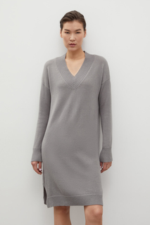 Платье женское Finn Flare FWC11117 серое 2XL