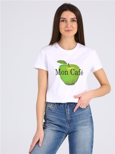 Футболка женская Апрель 1ЖДФК3968001 белая 88/164