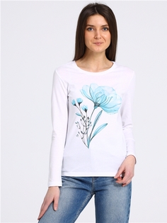 Лонгслив женский Апрель 1ЖДЛД4243001 белый 92/164