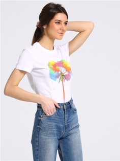 Футболка женская Апрель 1ЖДФК2657001 белая 96/164