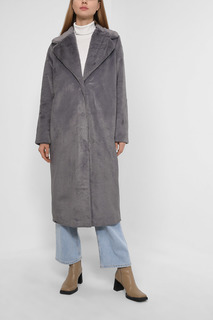 Шуба женская Belucci BL22086155CD-014 серая 46 RU