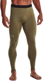 Спортивные леггинсы мужские Under Armour 1356625 зеленые LG