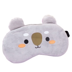 Маска для сна Koala head серая No Brand
