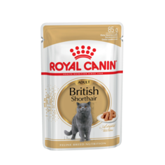 Влажный корм для кошек Royal Canin British Shorthair Adult, в соусе, 28шт по 85 г