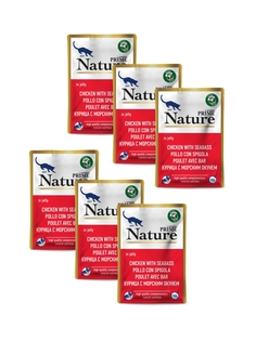 Влажный корм для кошек Prime Nature Adult Курица с морским окунем в желе, пауч 100гр, 6шт P.R.I.M.E.