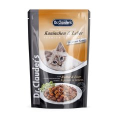 Влажный корм для кошек Dr. Clauders, кролик, печень 12шт по 85 г Dr.Clauders
