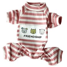 Комбинезон для собак и кошек Arnydog Friendship розовый S, длина спины 20 см Аrnydog