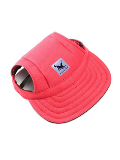 Кепка для собак Arnydog Козырек, для мелких пород, M красная, диаметр 11 см Аrnydog