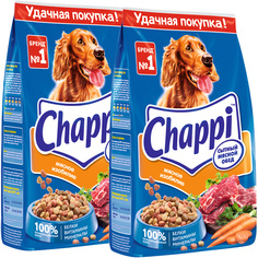 Сухой корм для собак Chappi мясное изобилие, 2 шт по 2,5 кг