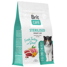 Сухой корм для кошек BRIT CARE Cat Sterilised Urinary Care с индейкой и уткой, 0.4 кг Brit*