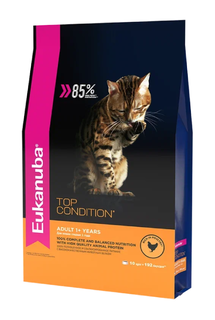Сухой корм для кошек Eukanuba Adult Top Condition, домашняя птица 400 г