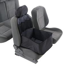 Автогамак AutoPremium для перевозки животных на переднее сидение серый, 3 слоя с ПВХ600