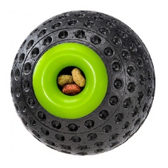 Игрушка для собак Ferplast Chewa Boing Medium Мяч-диспенсер жевательный, черный, o 6.3 см