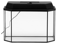 Аквариум Пижон панорамный, черный, 50 литров, 56х26х36 см