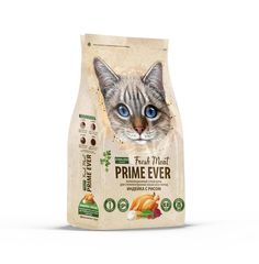 Сухой корм для кошек Prime Ever Fresh Meat Sterilized Adult Cat, индейка с рисом, 370 г